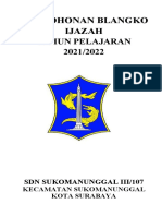 Permohonan Blanko Ijazah 2021-2022