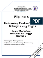 FILIPINO 6 - Q1 - Mod9
