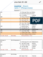 Choir member list 21-22