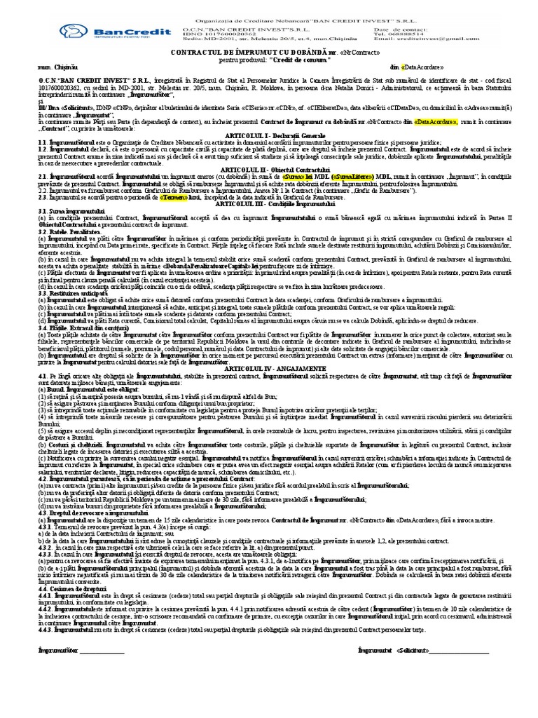 Model Contract 200721 | PDF