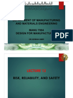 Department of Manufacturing and Materials Engineering MANU 7004 Design For Manufacturing