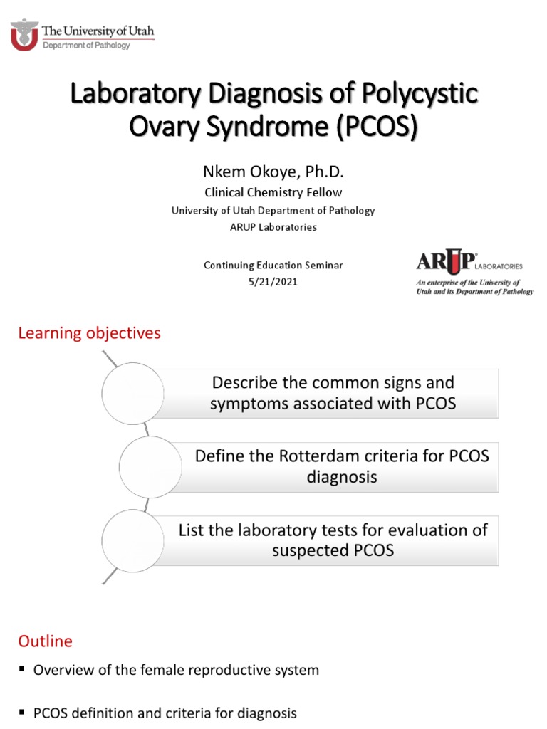 PCOS Diagnosis and Laboratory Tests | PDF | Polycystic Ovary Syndrome ...