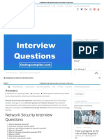 53 Network Security Interview Questions and Answers For Experienced