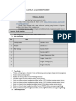 Laporan Analisis Eksperimen