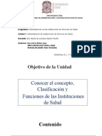 Administracion en Instituciones de Salud