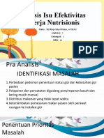 Analisis Isuefektivitas Tempat Kerja (Aiz)