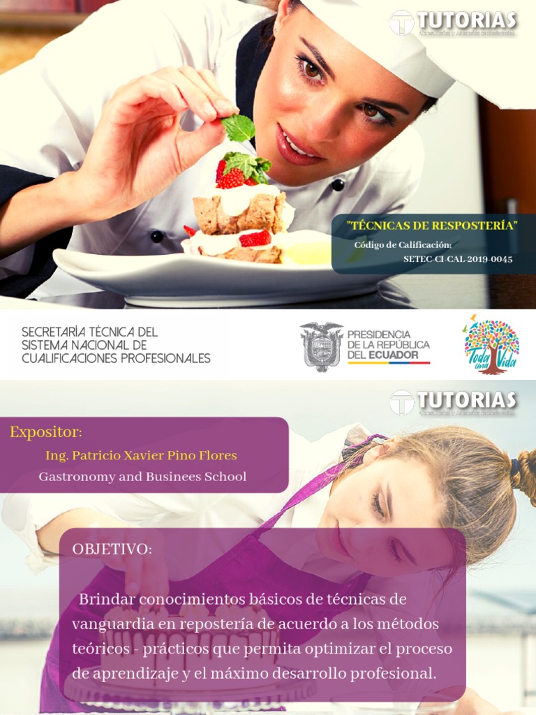 Info Curso de Repostería | PDF | Helado | Postres