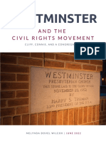 Westminster and The Civil Rights Movement