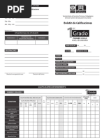 Formato de Récords de Notas Educativas | PDF | Educación primaria ...