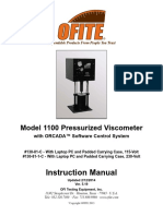 Instruction Manual: Model 1100 Pressurized Viscometer