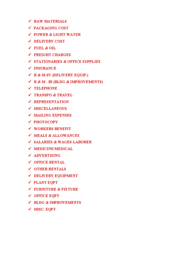 Raw Materials | PDF