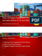 Materi How 2 B Export Trader 2nd Day