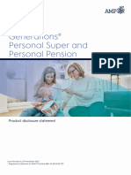 Generations Super and Pension Product Disclosure Statement