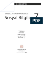 7.sınıf Sosyal Bilgiler Ders Kitabı (MEB 2)