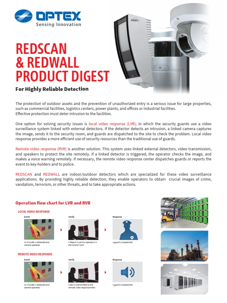 Redscan & Redwall Product Digest: For Highly Reliable Detection | PDF ...
