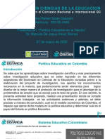 1.3 Política Educativa en La Nación - Salas Carlos