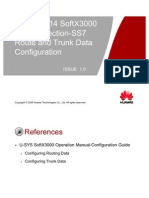 OAX200214 SoftX3000 Interconnection-SS7 Route and Trunk Data Configuration ISSUE1.0