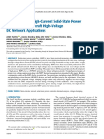 Development of High-Current Solid-State Power Controllers For Aircraft High-Voltage DC Network Applications