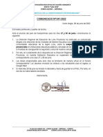 Comunicado #041-2022