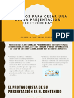 Consejos para Crear Una Buena Presentación Electrónica