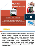 Dokumentasi Diagnosa Keperawatan - 2020 PDF