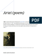 Ariel (Poem) - Wikipedia