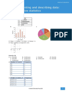 Representing and Describing Data: Descriptive Statistics