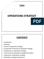 Operation Strategy