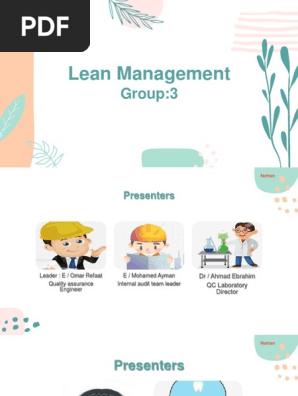 CM 05 - Lean Management - Final Presentation