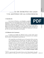 CARTAS DE DOROTEO DE GAZA Y EL MISTERIO DE LA CONCIENCIA