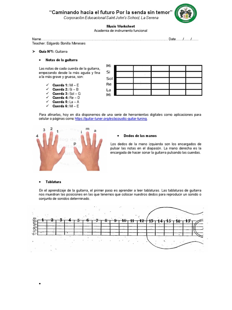 Guía de Guitarra para Principiantes | PDF