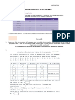 Evaluacion de Salida 2do de Secundaria