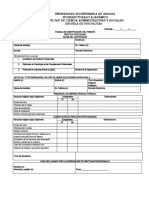 Ficha Académica Estudiante - Pasante - Práctica Profesional