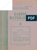  GAZETA MATEMATICĂ Seria B N0 5/1986