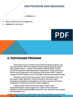 Penyususunan Program Dan Anggaran