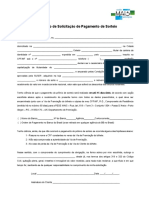 Formulario de Solicitacao de Pagamento de Premio