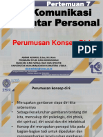 Pertemuan 7. Perumusan Konsep Diri