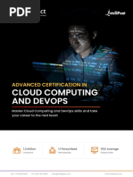 Advanced Certification In: Cloud Computing and Devops