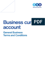 Business Current Account: General Business Terms and Conditions