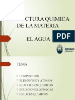 ESTRUCTURA QUÍMICA, AGUA Y PH