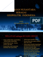 Pertemuan 11 Wawasan Nusantara Sebagai Geopolitik Indonesia