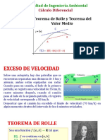 Teorema de Rolle - Valor Medio