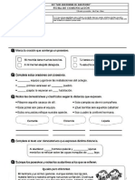 Ficha Posesivos y Demostrativos