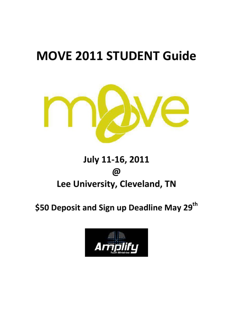 Amplify 2011 Move Student Guide | PDF | Volleyball | Leisure