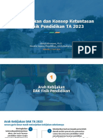 2022.06.07 (Sosialisasi) Arah Kebijakan & Konsep Ketuntasan DAK Fisik Pendidikan TA 2023 (Dit APK)