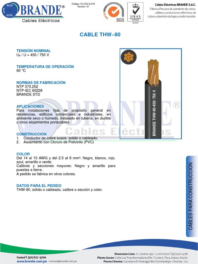Cable thw 90 download free pdf ingenier a de procesos ingenier a