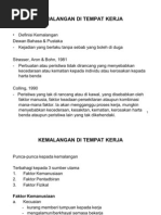 Kemalangan Di Tempat Kerja Pdf
