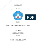 Makalah Puisi