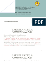 Barreras de La Comunicación