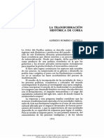 ROMERO CASTILLA, Alfredo. La Transformaciã N Histã Rica de Corea